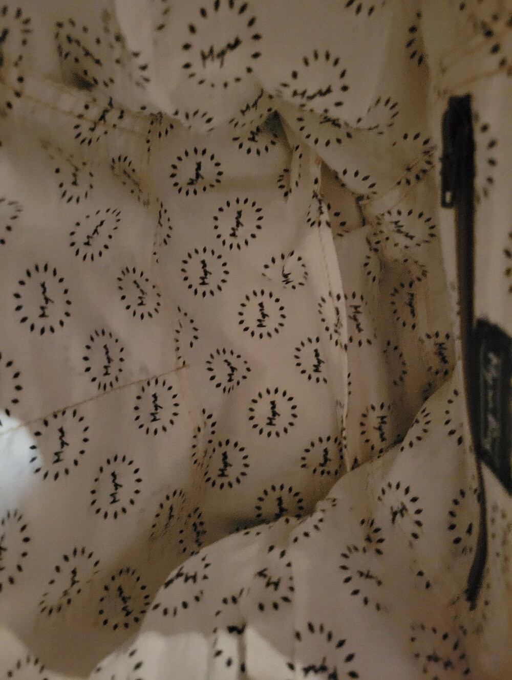 Myra Bag NWT Floral and Denim Canvas Medium Backpack Brown Leather Trim - Picture 8 of 12